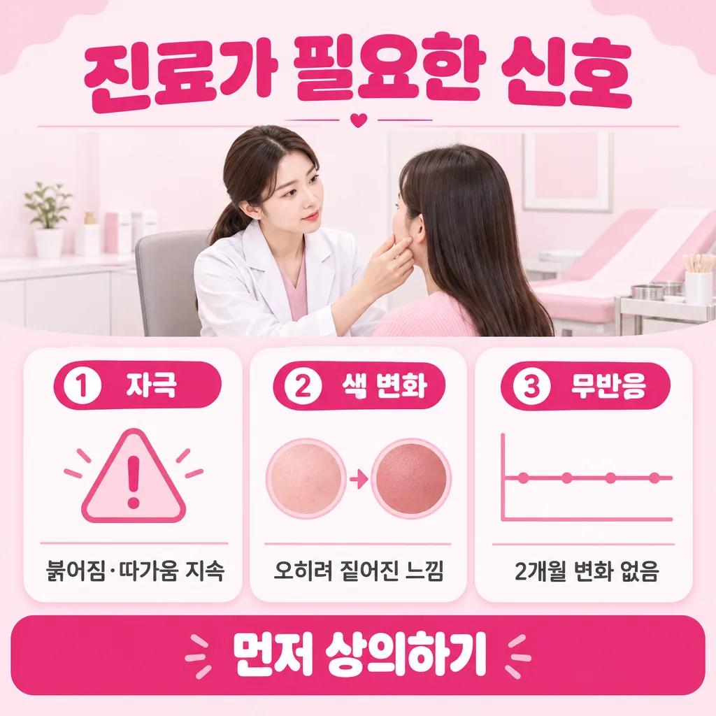 사용 중 상담이 필요한 신호를 모은 안내