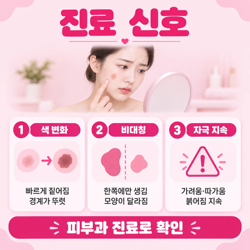 눈으로 구분하기 어려울 때 참고하는 진료 신호