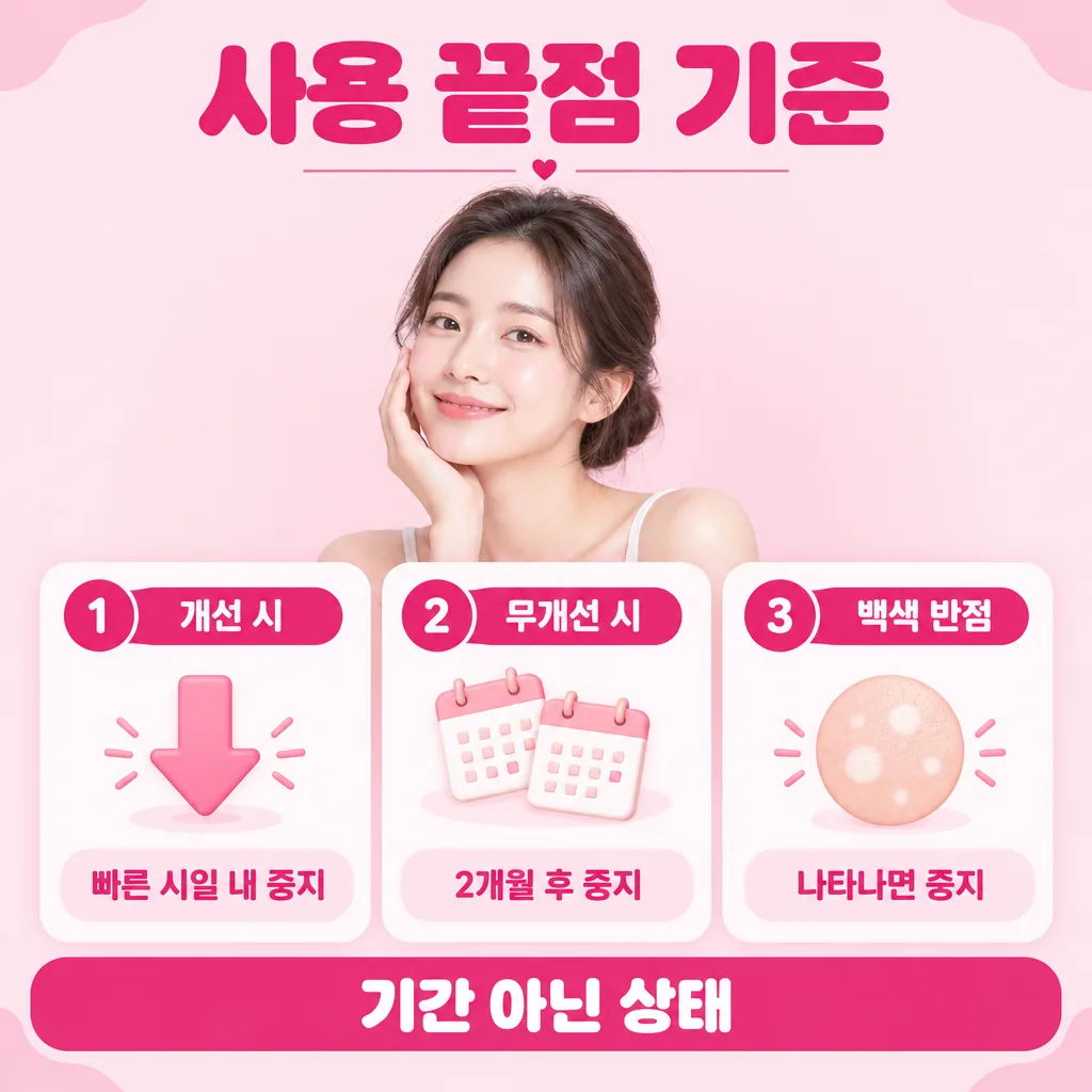 사용 종료 판단이 상태로 적힌 방식