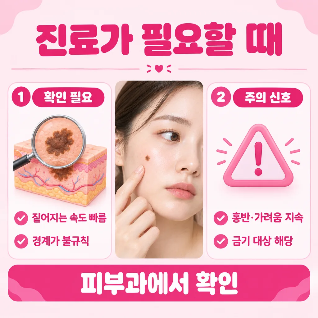 임의 판단 대신 진료로 확인할 신호 정리