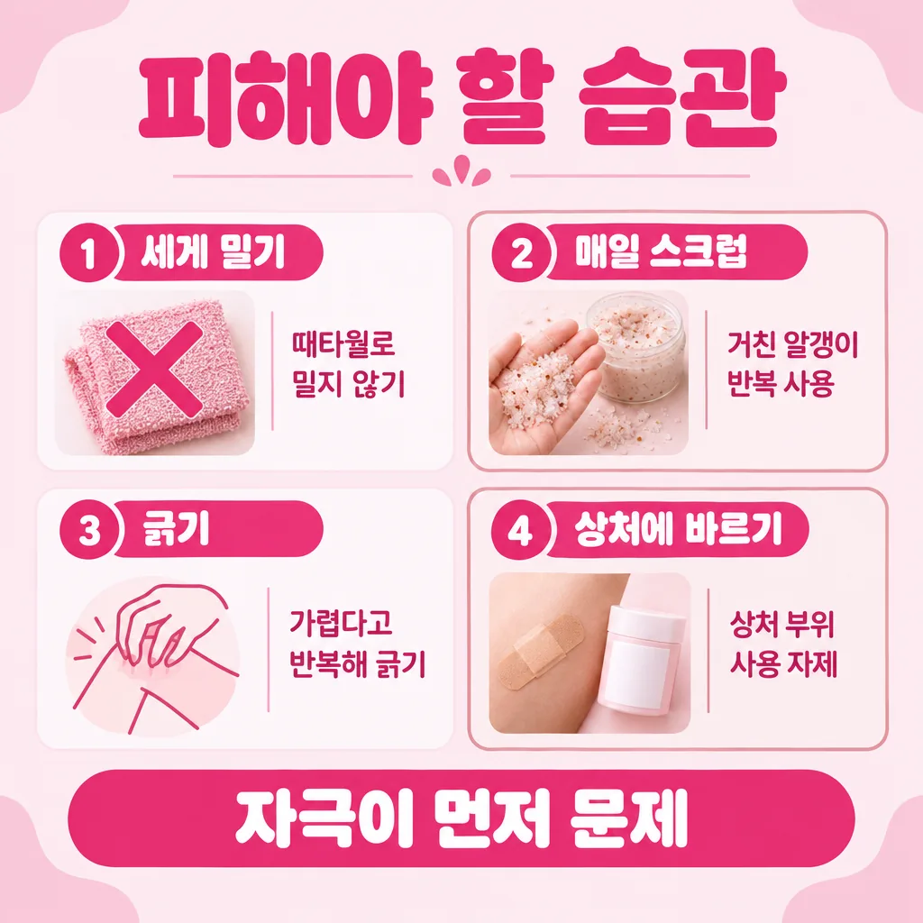 오히려 색을 키울 수 있는 생활 습관 네 가지