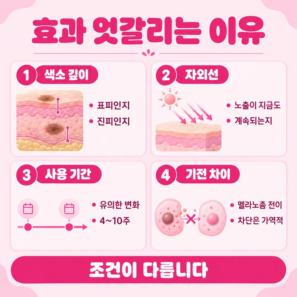 같은 제품도 체감이 갈리는 네 가지 조건