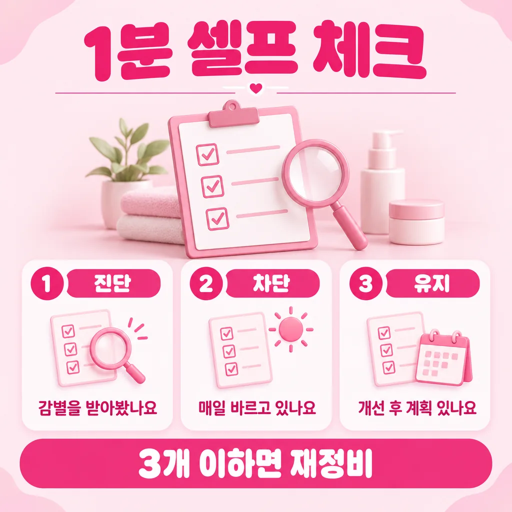 지금 상태를 가늠해보는 셀프 체크 항목