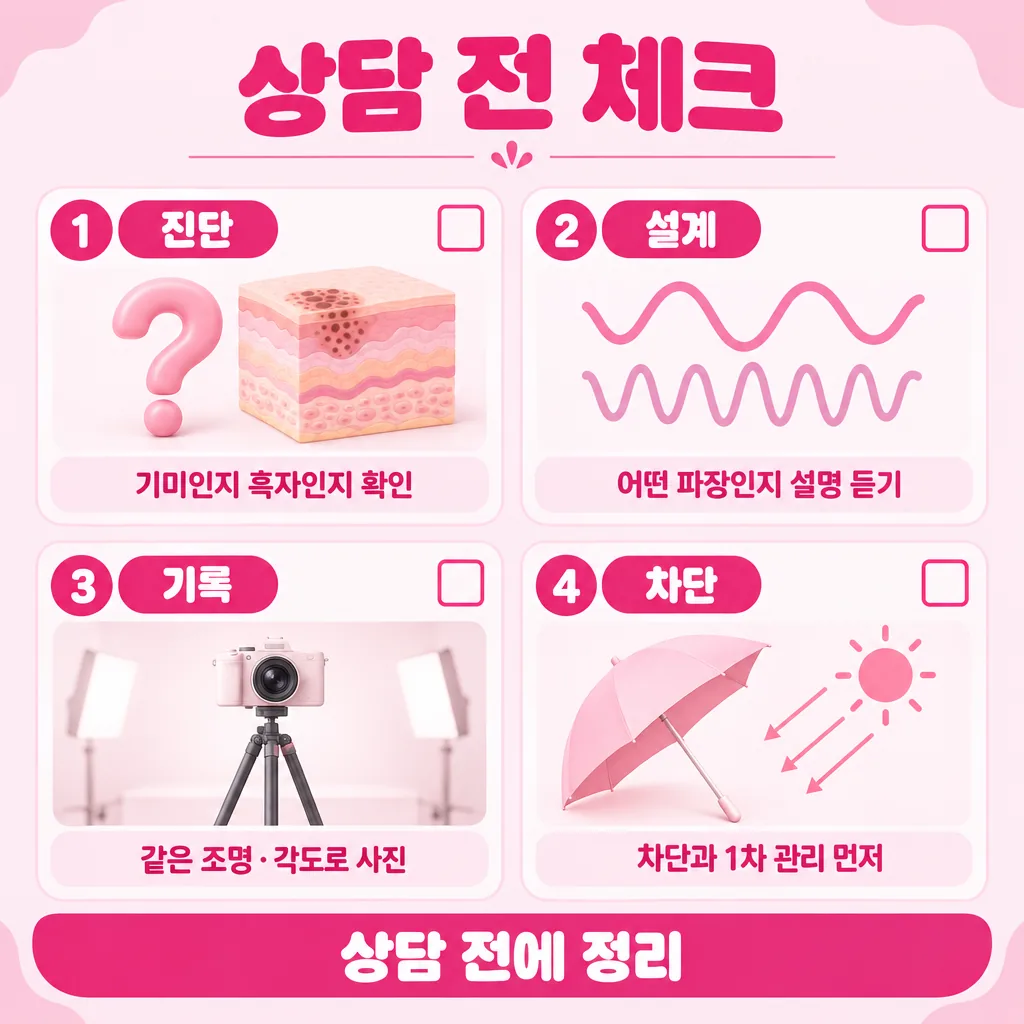 시술 상담 전에 정리해두면 좋은 항목
