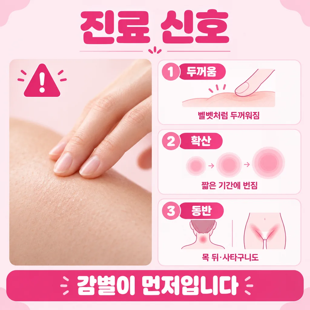 피부과 확인이 필요할 수 있는 신호 세 가지