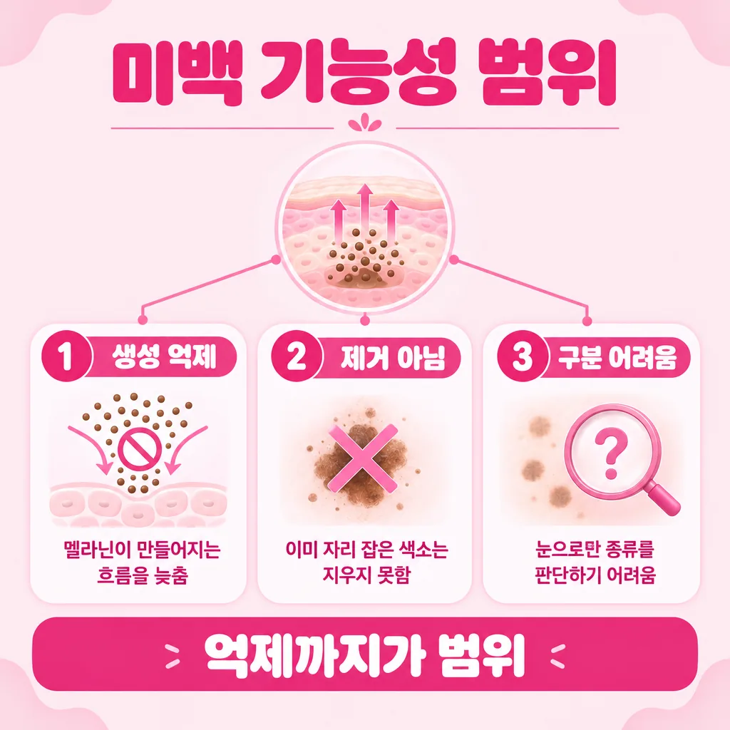 기능성 표시가 말하는 범위를 도식으로 설명한 그림