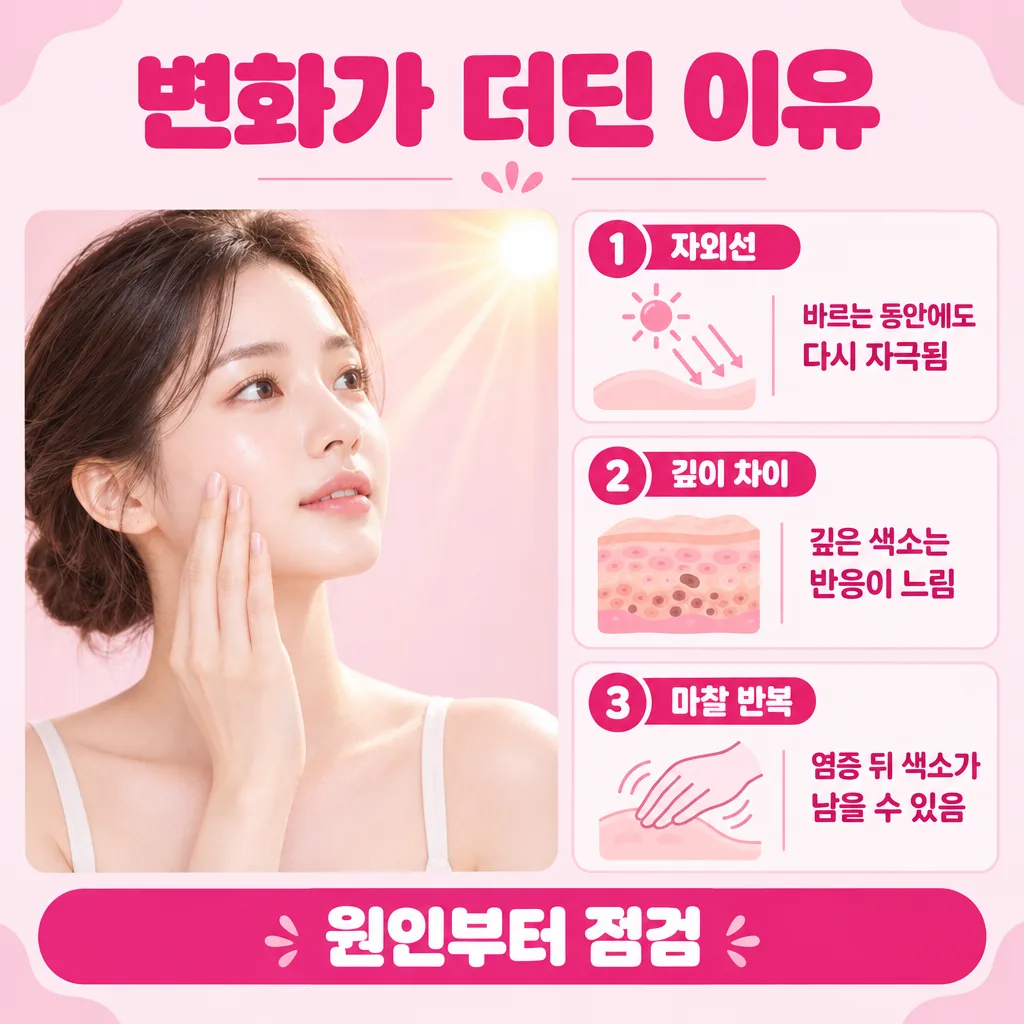 꾸준히 발라도 더디게 느껴지는 요인 중 핵심 셋